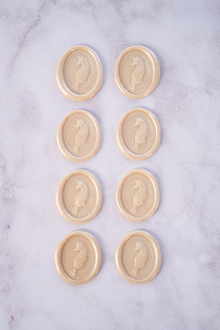 Set of 8 Fox Wax Seals