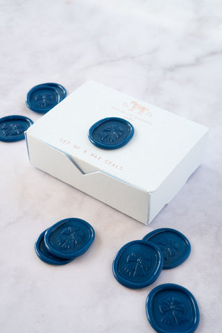 Set of 8 Rosette Wax Seals
