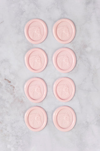 Set of 8 Horse Head Wax Seals