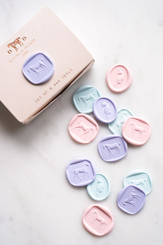 “Be Mine” Conversation Heart Wax Seals – Mixed Set of 12