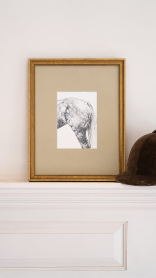 "Trusting," Vertical Print on Paper