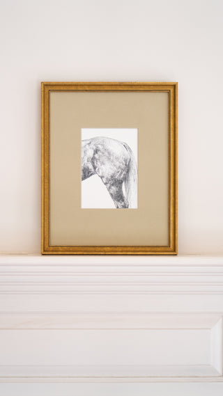"Trusting," Vertical Print on Paper