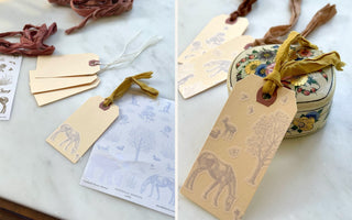 DIY Equestrian Gift Tags with Washi Paper Stickers