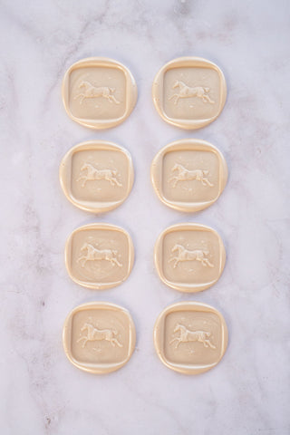 Set of 8 Celestial Horse & Stars Wax Seals