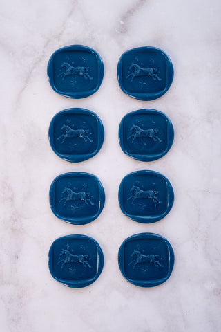 Set of 8 Celestial Horse & Stars Wax Seals