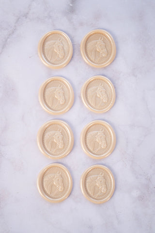 Set of 8 Horse Head Wax Seals