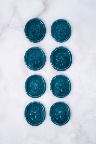 Set of 8 Rosette Wax Seals