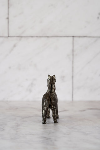 Early 20th C. Black “Beauty” Horse Cast Iron Coin Bank