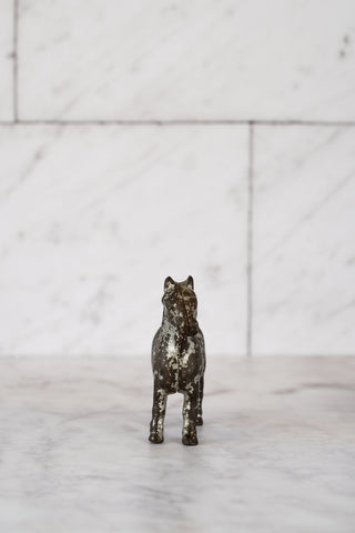 Early 20th C. Black “Beauty” Horse Cast Iron Coin Bank