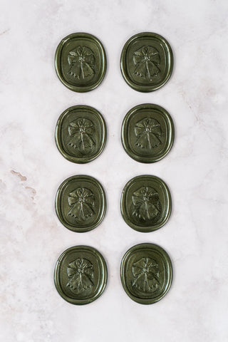 Set of 8 Rosette Wax Seals