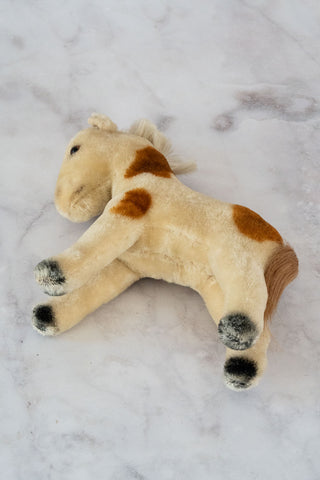 Vintage 1950-1960s Steiff Mohair Spotted Pony