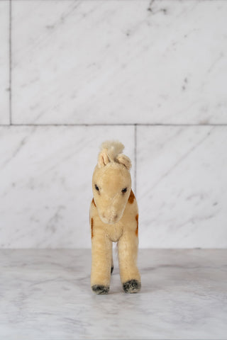 Vintage 1950-1960s Steiff Mohair Spotted Pony